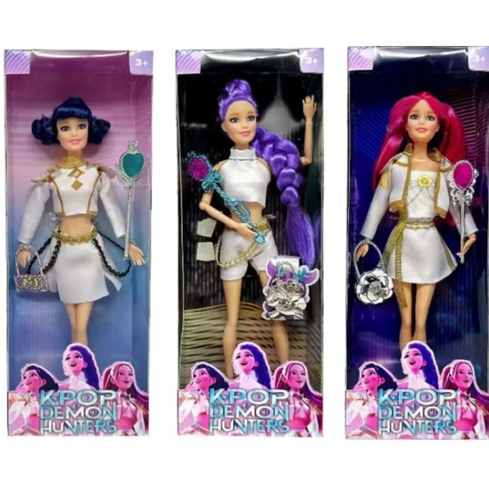 %_@ Nieuw schattig Kpop Demon Hunters-figuur - PVC Cartoon Gaming Randapparatuur, Kinderbureau Collectie Gift_@