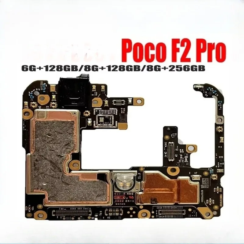 100%Unlocked Mainboard For Xiaomi Poco F2 Pro REDMI K30 PRO Motherboard Circuits Card Fee Main Logic Board Plate Flex Cable