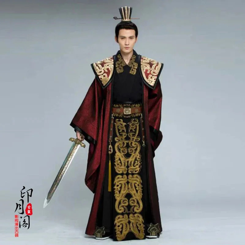 السينما والتلفزيون Dugu Tianxia نفس النمط تشين هان وي جين الرجال الإمبراطور القديم القديم تأثيري حلي هالوين هان فو