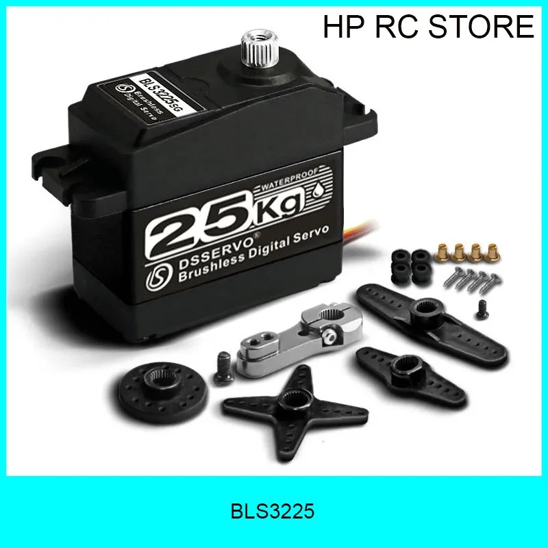Dsservo BLS3225 25KG Semi-Metal Brushless High Torque Digital Servo Waterproof High Power Large Torque For 1/8 1/10 RC Car