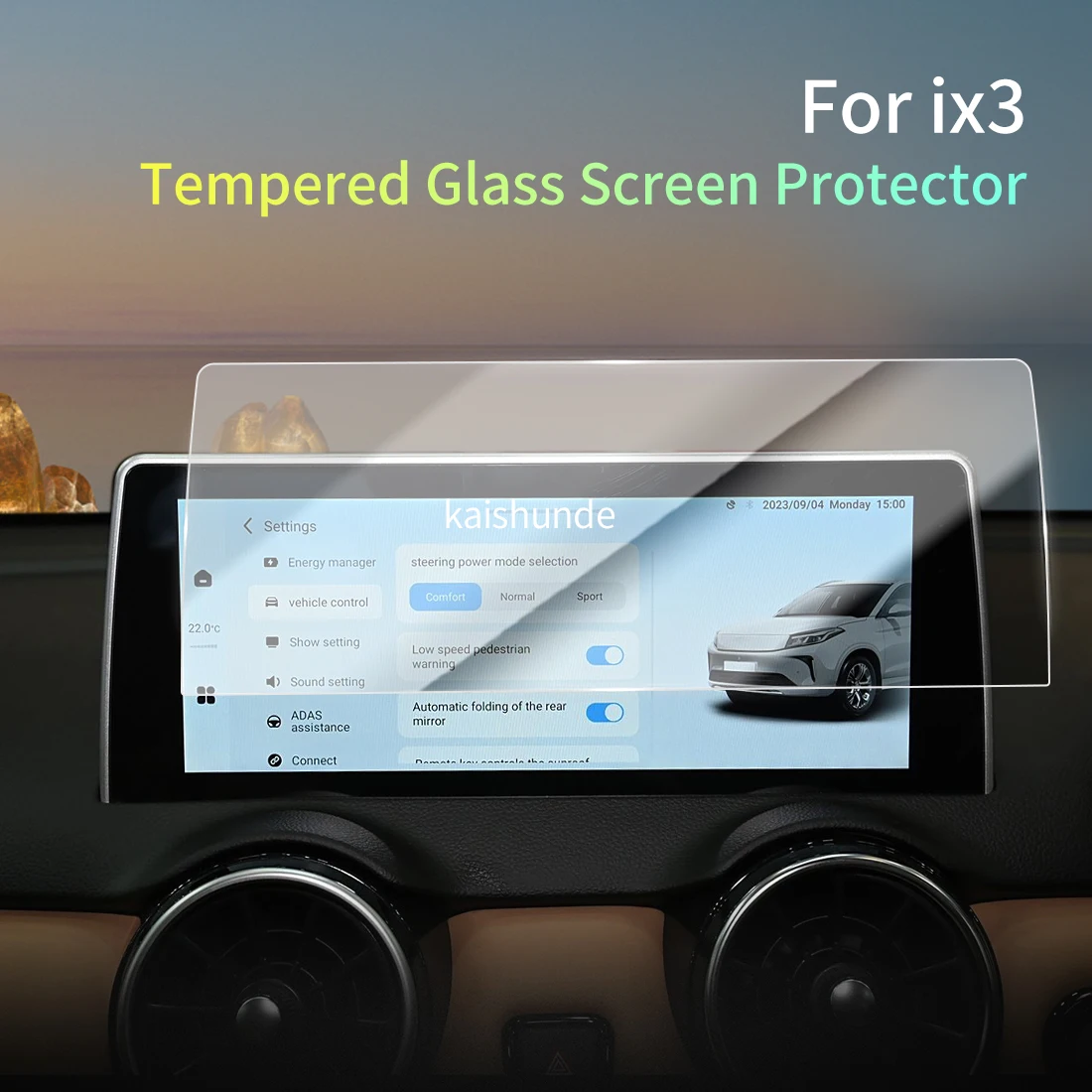 

Car Stickers Meters Protector For25 BMW ix3 Tempered Glass Protective Film Display Navigation Vehicle