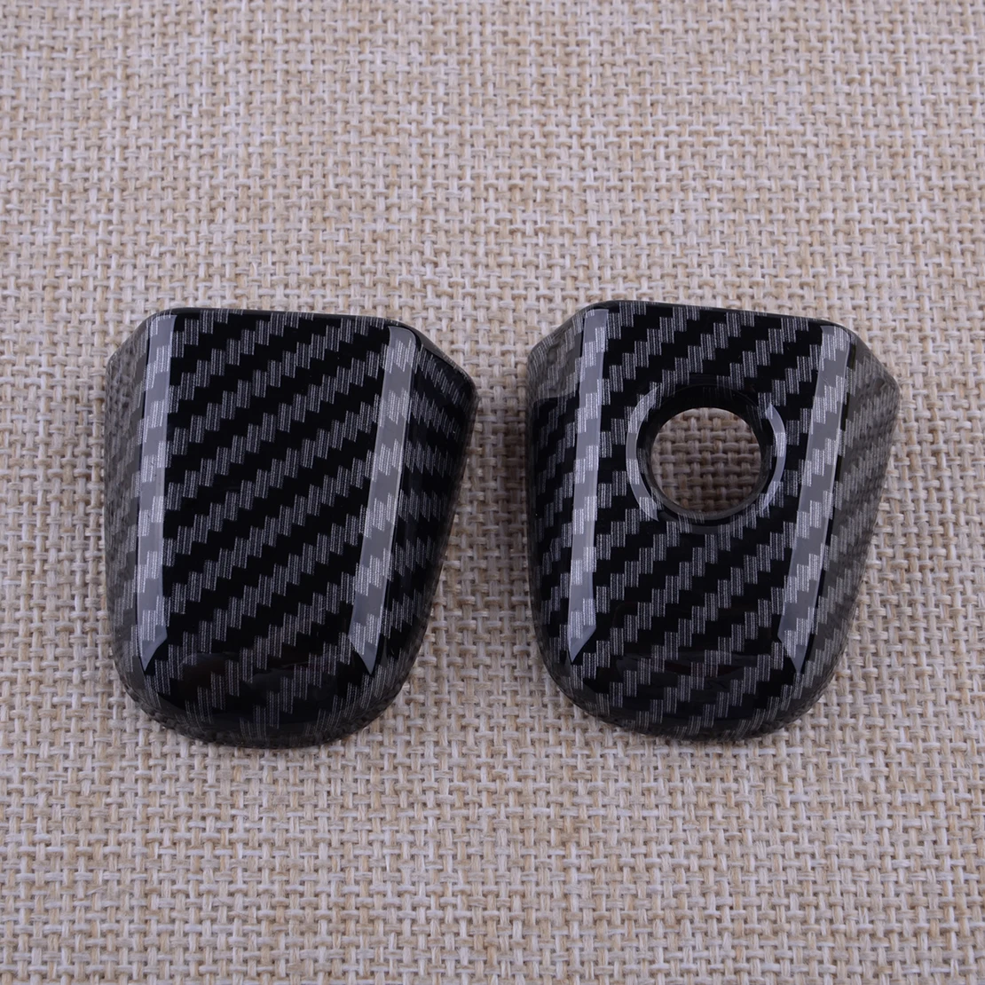 ألياف الكربون نمط الجانب غطاء مقبض الباب الذكي مجموعة الكسوة صالح ل Scion FR-S تويوتا GT86 سوبارو BRZ #4