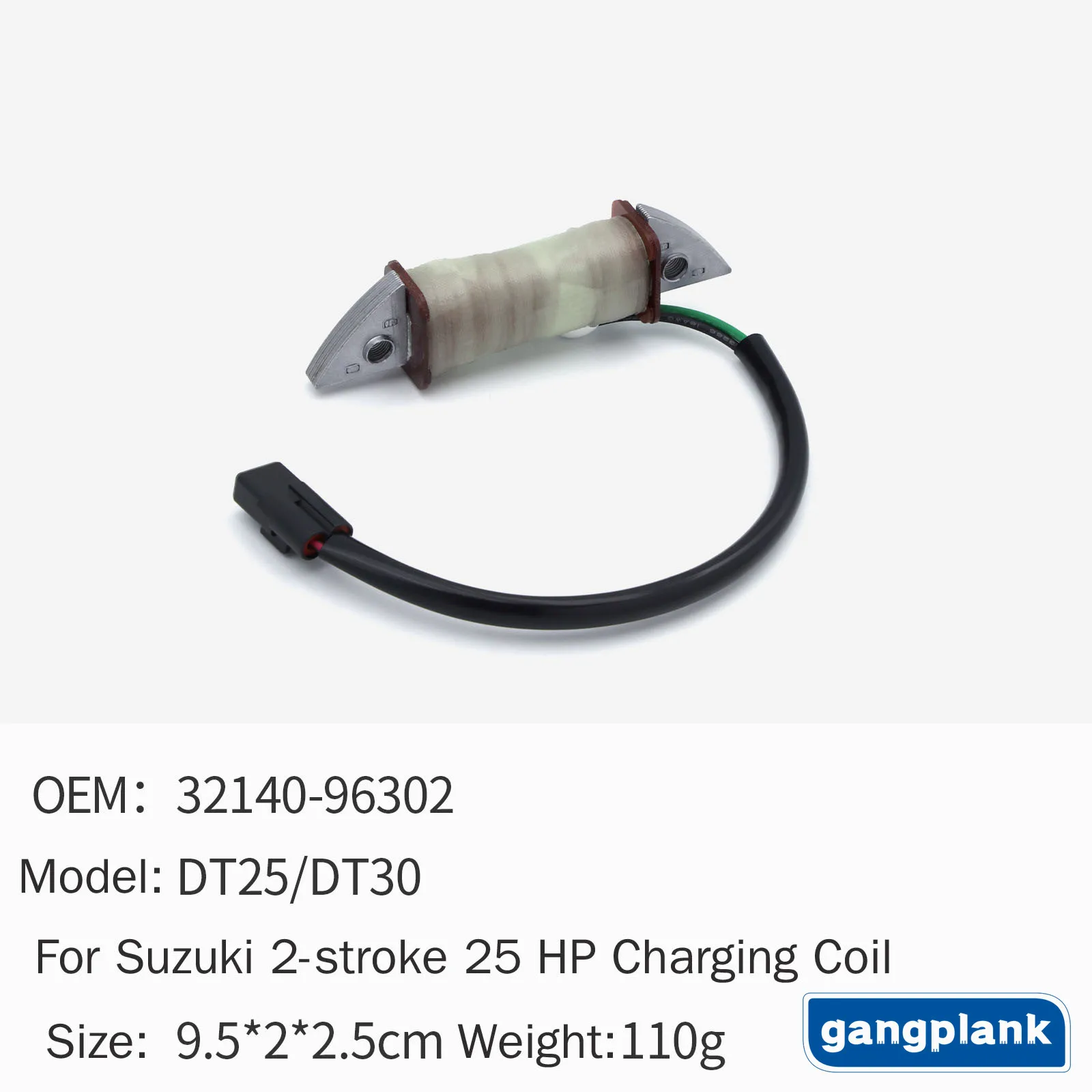 Outboard Engine Charging Coil 32140-96302 for Suzuki 2-stroke 25hp