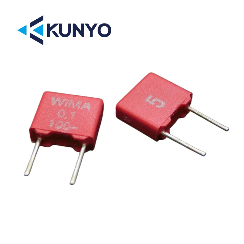 (5piece) WIMA MKS2 100v 0.1uF/104/100nF film capacitor with an accuracy of 5% brand new original authentic chip