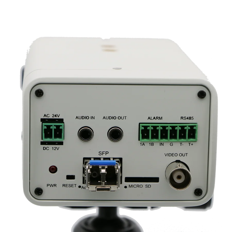 H.265 2MP True WDR SFP Fiber Optical Security Network IP Camera