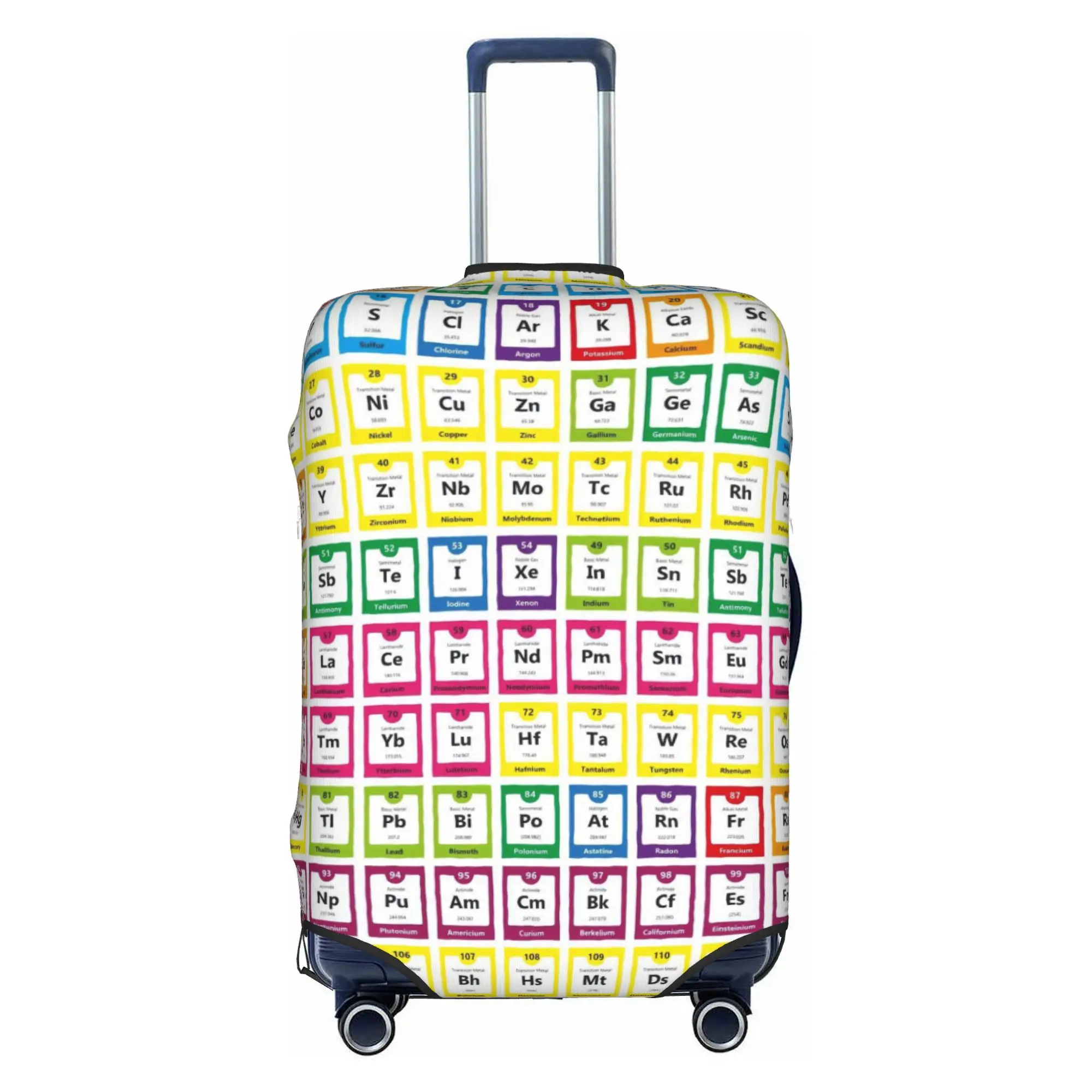 Elements Of The Periodic Table  Luggage Cover Cute Education Student  Suitcase Protector Covers Suit For 18-32 inch