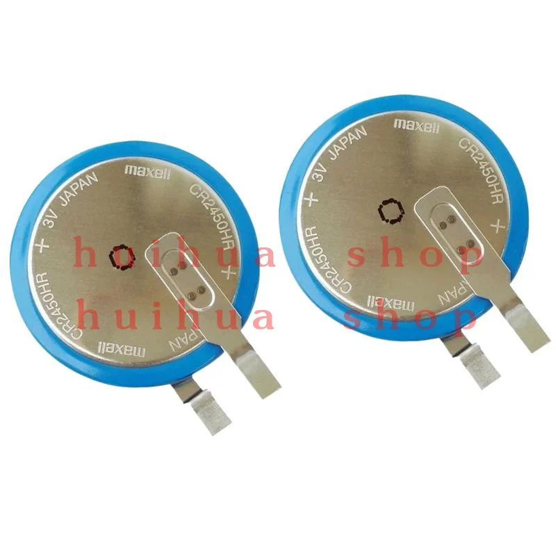 

2PCS Original-Maxell CR2450HR Lithium Battery CR2450 CR2450N High-Temperature Resistant 3V Tire Pressure Monitoring Button Cell