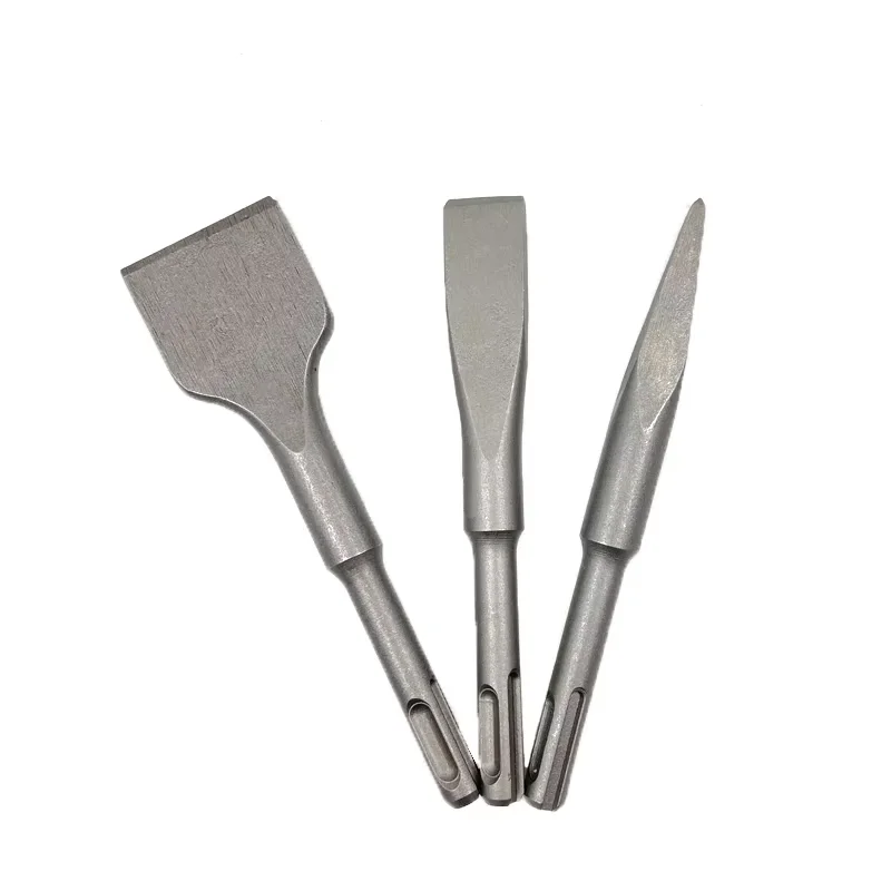 SDS PLUS Shank Electric Hammer Masonry Point Groove Flat Chisel Tools Wall Rock Drill Bit For Tile Cement Concrete Brick Stone