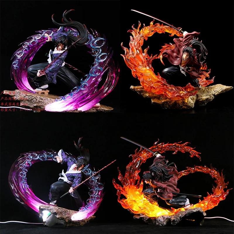 

Новый аниме Demon Slayer Gk Tsugikuni Yoriichi Kokushibo, обновленные 30 см светящиеся фигурки, игрушки для мальчиков для фанатов, подарочная коллекция, орнамент