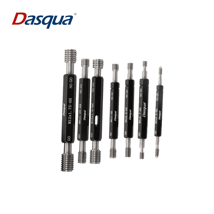 ANSI B1.2 DIN ISO 1502 7Pcs Thread Plug Gauge Set Go&No-Go Metric