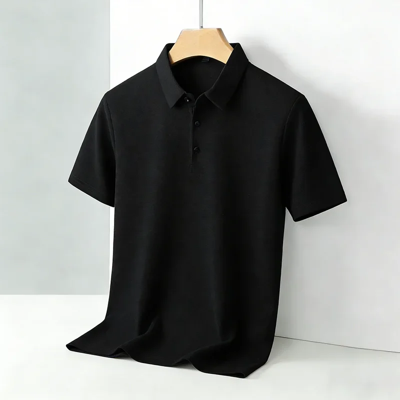 Men's Classic Collar Short Sleeve Polo Shirt Casual Breathable Summer Daily Office Fashion Men's Tee 2026 image 5
