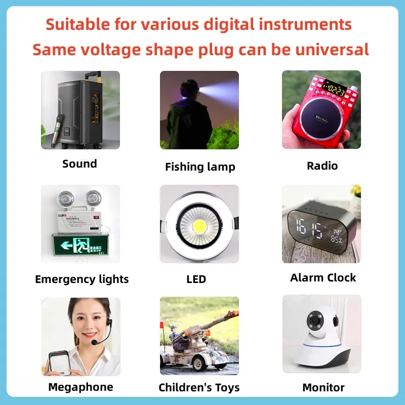 9900mAh 18650 بطارية قابلة للشحن حزمة 3.7 فولت زر العلوي لمصباح ليد جيب كشافات الجرس ضوء الطوارئ إمدادات الطاقة #6