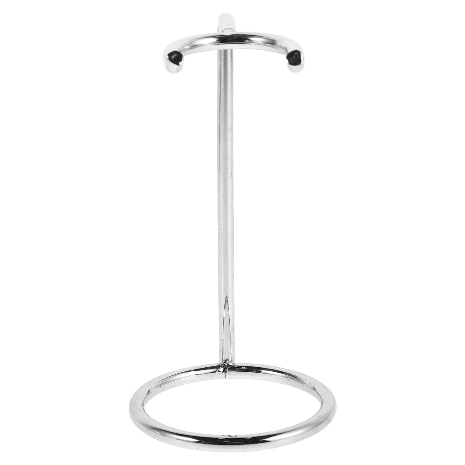 

Manual Razor Stand Stainless Steel Shaving Brush Holder Compact Desk Bathroom Organizer Portable Travel Safe Deluxe Edge