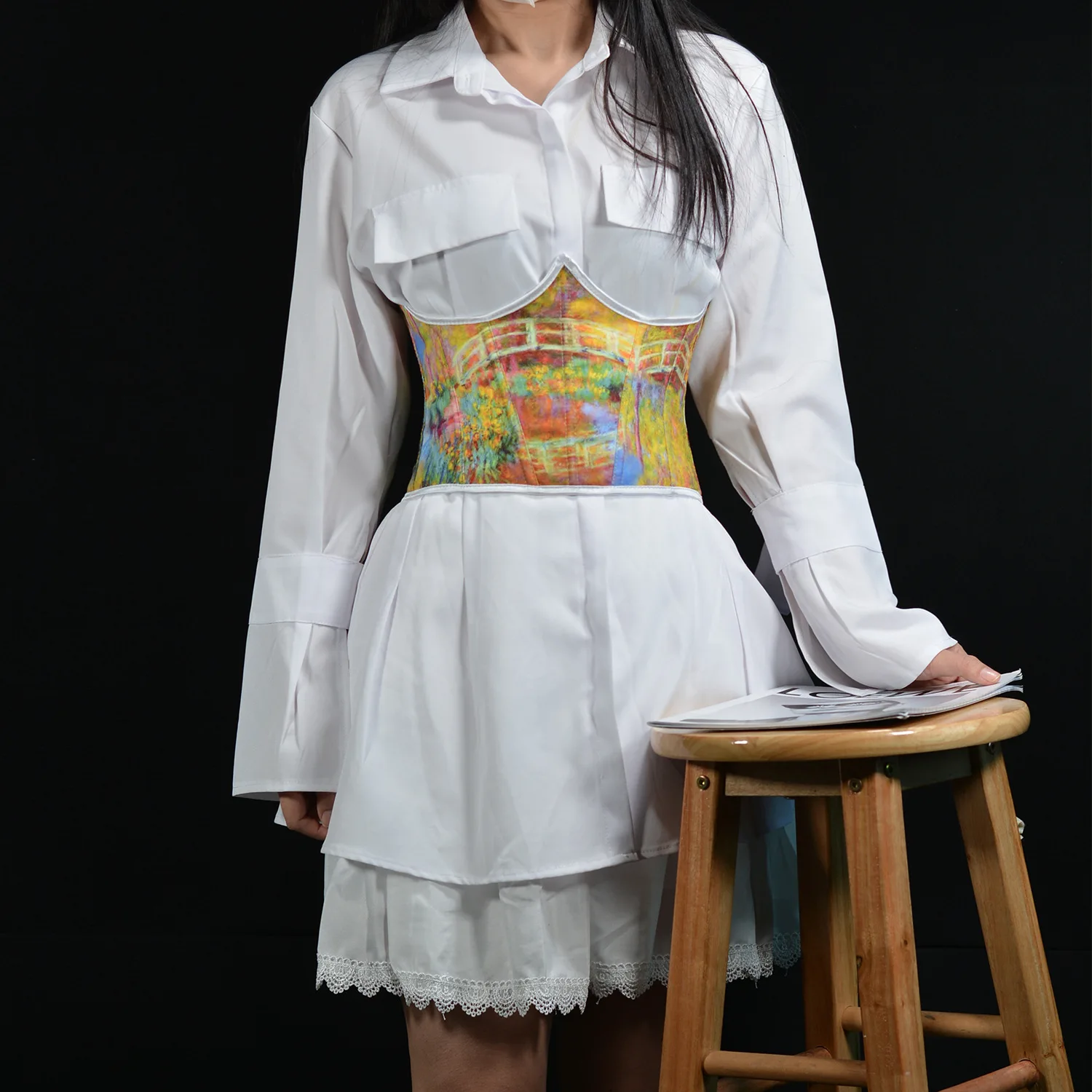 خمر النفط اللوحة مشد المحاصيل القمم الرباط الجوفاء المشدية ملابس داخلية بوستير الخصر ضئيلة قصيرة تشكيل البطن التحكم الكورسيهات