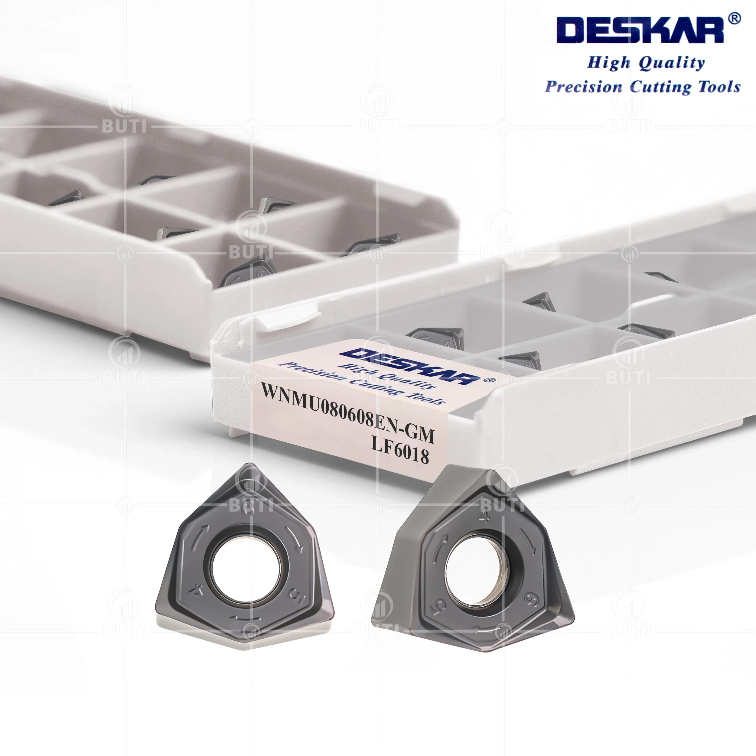 DESKAR 100% Original WNMU040304EN-GM WNMU060408EN-GM WNMU080608EN-GM LF6018 Carbide Inserts CNC Lathe Tool Milling Cutter Blade