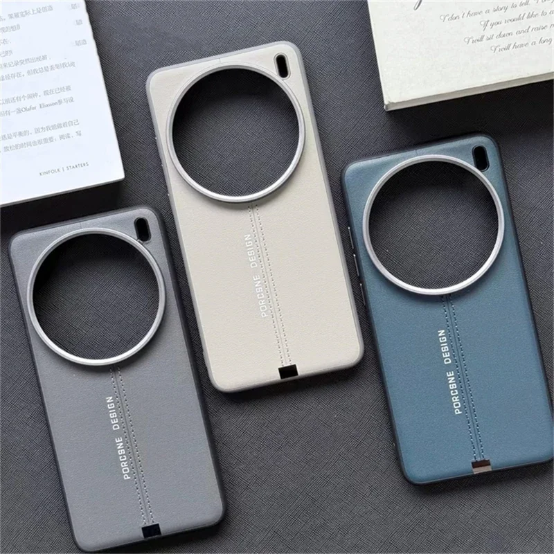 

Light Luxury Leather Case For Vivo X200 Pro Mini X100 Ultra X100Pro 5G Silicone Hard Back Cover Stylish Shell Shockproof Bumper