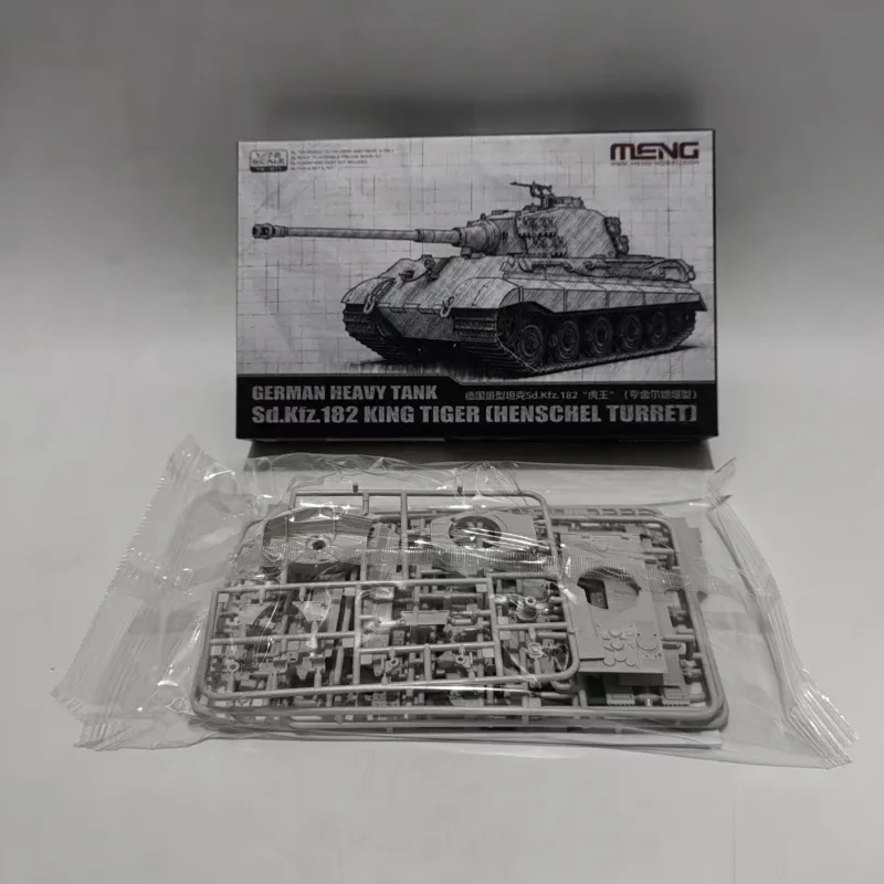 

MENG 72-011 1/72 Немецкий тяжелый танк Sd.Kfz. 182 King Tiger (с башней Хеншеля) — пластиковый конструктор-модель
