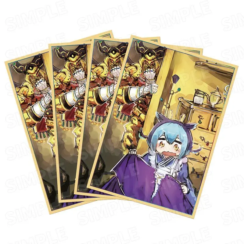50 قطعة من أكمام بطاقات Yugioh Eldlich the Golden Lord Laundry Dragonmaid Yu-Gi-Oh! غطاء حماية لبطاقات التداول TCG OCG