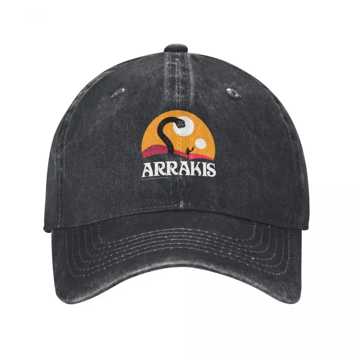 

Fear Is The Mind Killer, Orange Arrakis Baseball Cap hiking hat Big Size Hat Winter hat sailor cap for men Mens Caps Women's