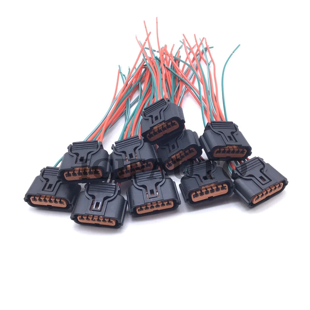 PDC Parking Sensor 6Pin HP286-06021 For Hyundai Kia Connector Wire Harness Plug Pigtail HP296-06100