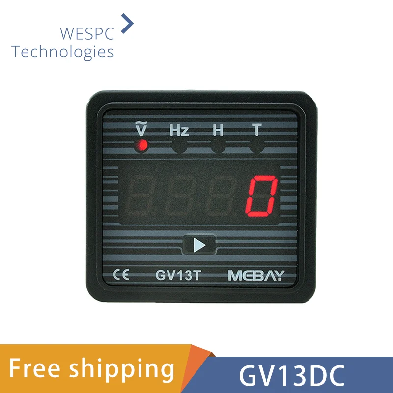 

Motor Digital Meter with 4-Digit High-Brightness LED Digital Tube Replacement for Generator GV13DC