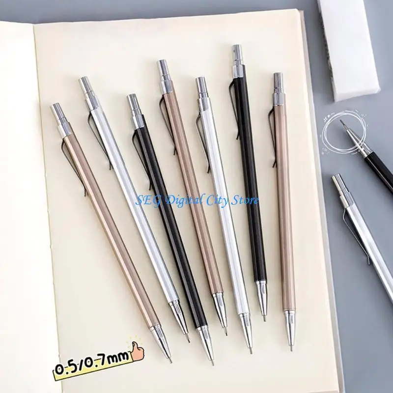 

U75B 10Pcs Mechanical Pencil 0.5 OR 0.7 Automatic Drawing Pencils Mechanical Pencil for Drawing Drafting Marking