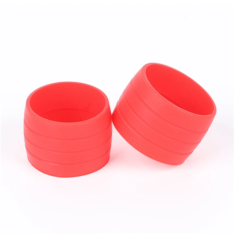 2 stücke Straße Fahrrad Lenker Strap Band Befestigung Silikon Ring Anti-Slip Gummi Hülse Schlaufen Hohe Elastische Lenker Band feste Ring