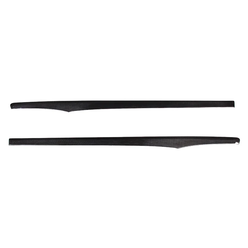 For Porsche 911 2013 2014 2015 2016 2017 2018 Car Door Interior Strips Real Carbon Fiber Interior Accessories 2 PCs