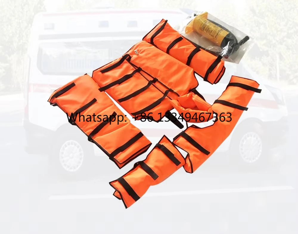 

Fast shipping Medical Portable First Aid Vacuum Splint Set Kit for Long Leg and Arm Fracture Bulk Order