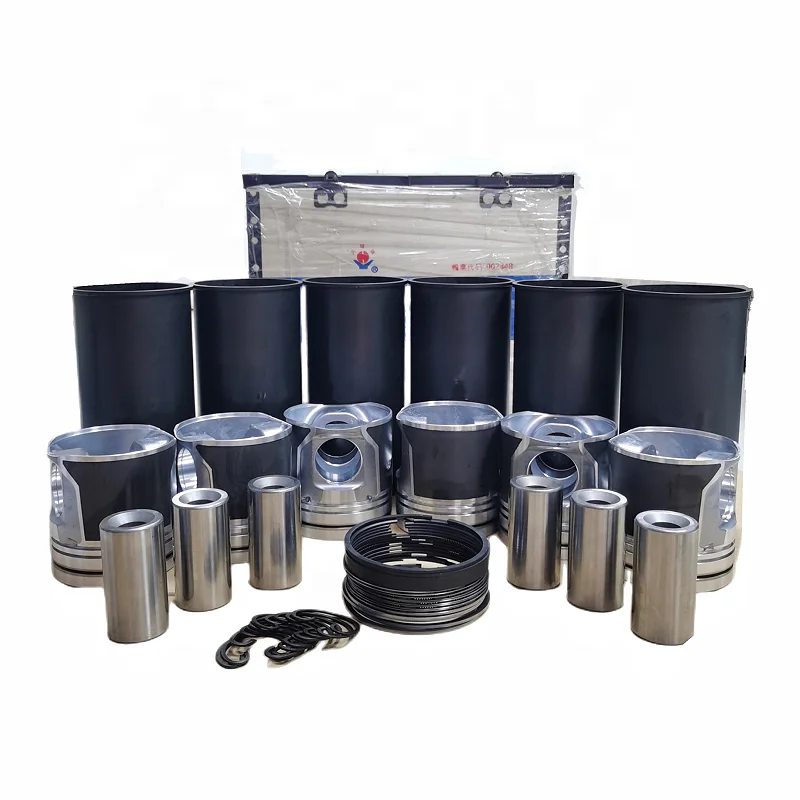 WEICHAI WP12.375N High Quality Engine Repair Kit Shacman Cylinder Liner Parts Including Piston Pin Piston Rings Pisto Engine