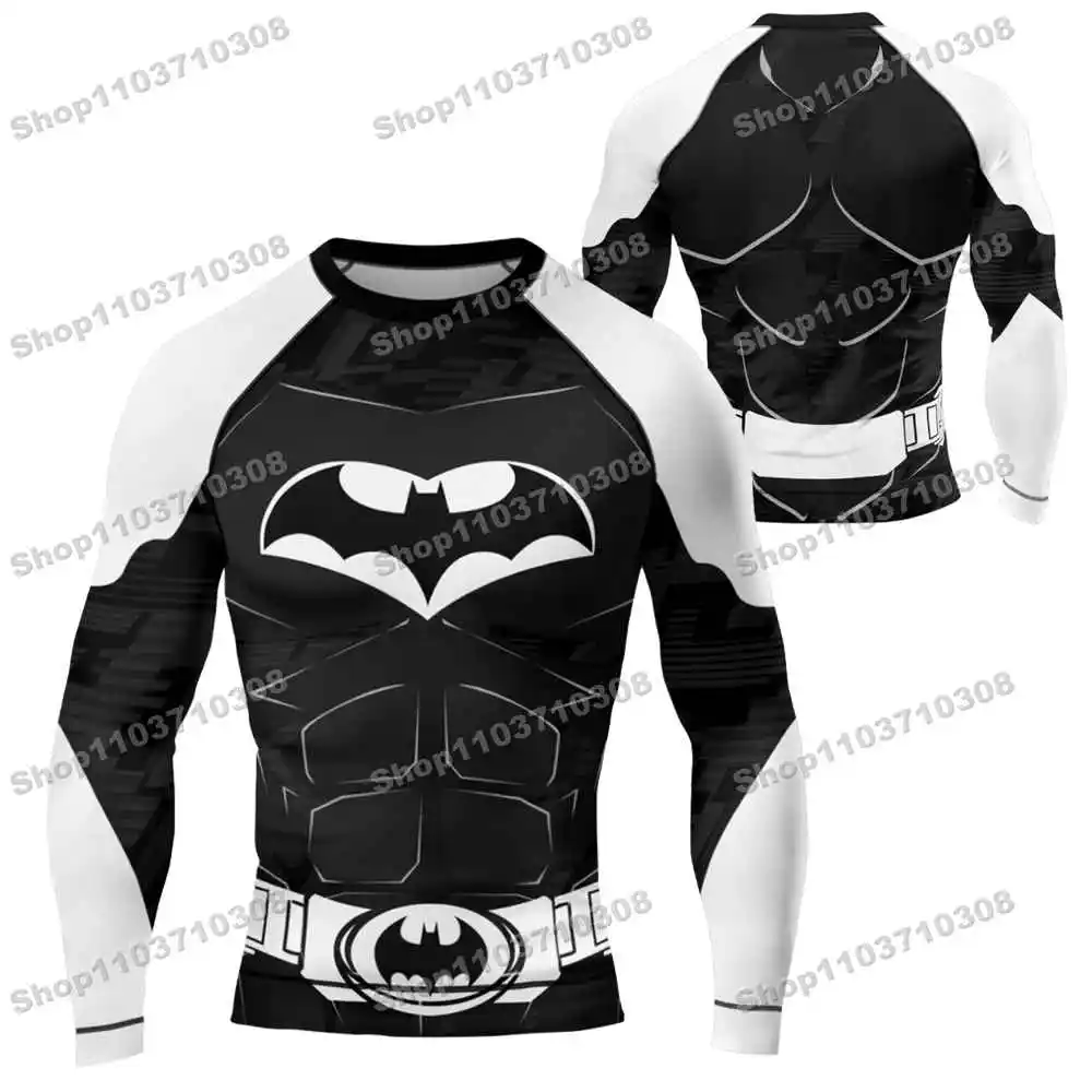 

m72th Различные мифические герои Трикотажные пляжные рубашки с длинными рукавами Купальники Шорты для спортзала для дайвинга MMA BJJ Мужские комплекты для фитнеса для джиу-джитсу