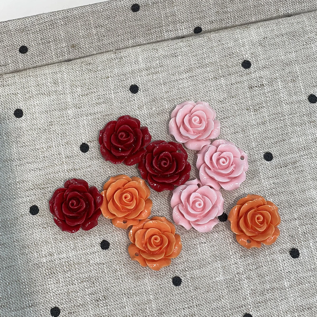 5Pcs DIY Edge Hole Beads Shell Flower Loose Beads 20mm For Jewelry Making DIY Necklace Bracelet Earrings Accessory
