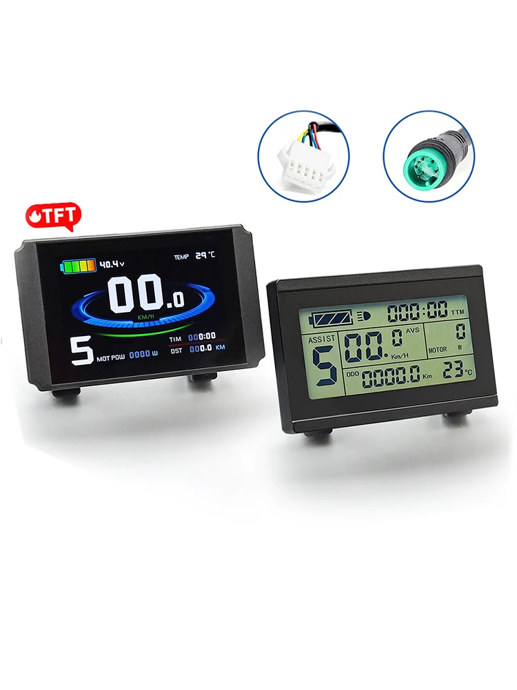 AliExpress Electric Bicycle Display KT LCD LCD3 LCD8H For KT Intelligent Controller 24V 36V 48V 72V Ebike Panel Julet waterproof