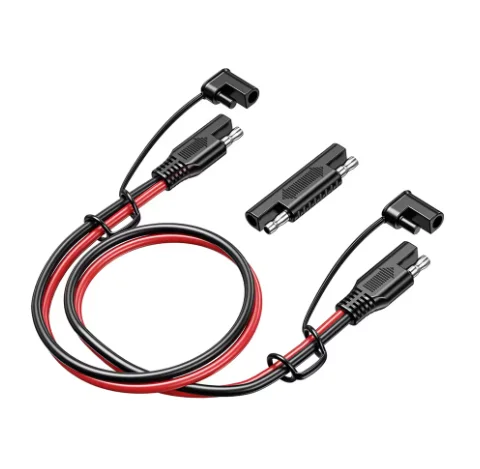 Waterproof SAE to SAE 12AWG Quick Connect Harness Cable 12V 36V Auto Battery Charging Solar Extension Cable for Vehicle