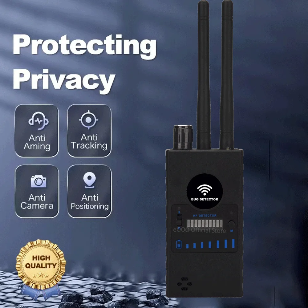 G528B Wireless RF Signal Detector Bug Anti-Spy Hidden Camera Detect GPS Finder GSM Radio Audio Anti-Eavesdropping Device Scanner