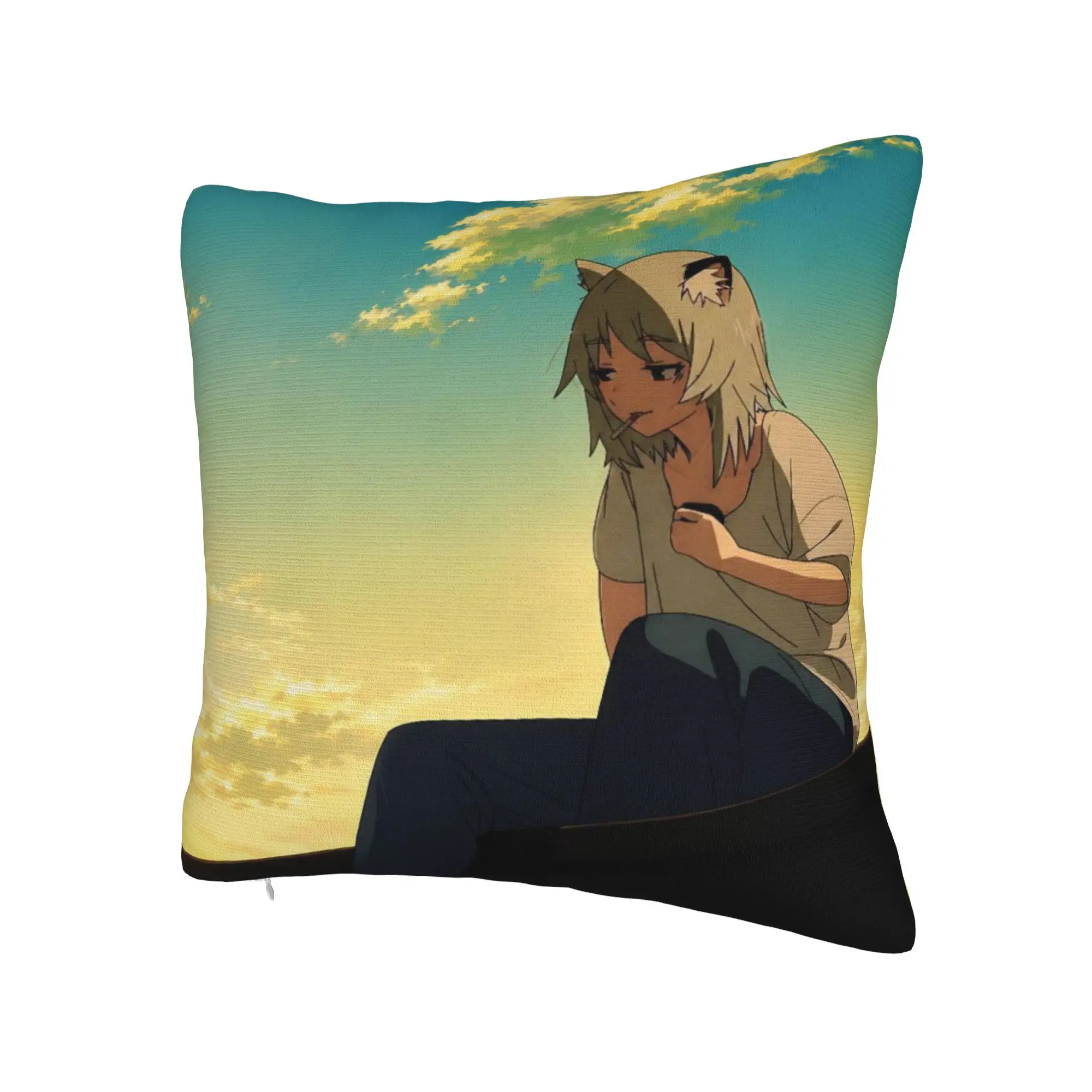 Decorative Pillowcases C-Chainsmoker Cats Merch Bed  Throw Pillow Case Cover Zippered Multi-Size