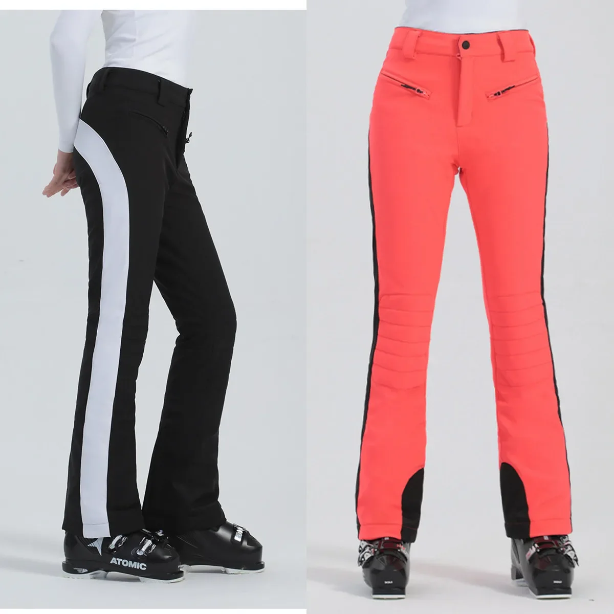 

New Winter Ski Pants High Elasticity Women's Snowboard Outdoor Warm Windproof Waterproof Snow Trousres Women