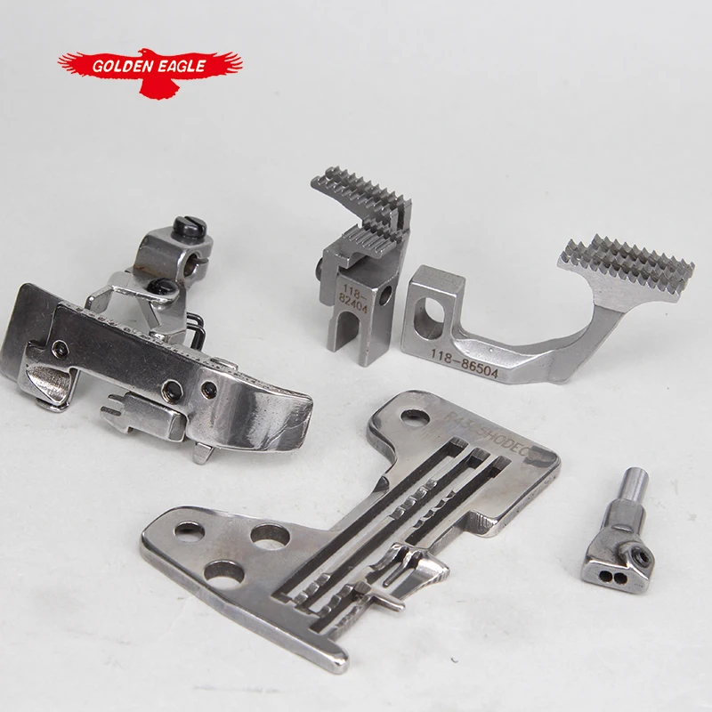 For JUKI2514 Four-Wire Three-Row Needle Plate Tooth Pressure Foot Sewing Machine Accessories