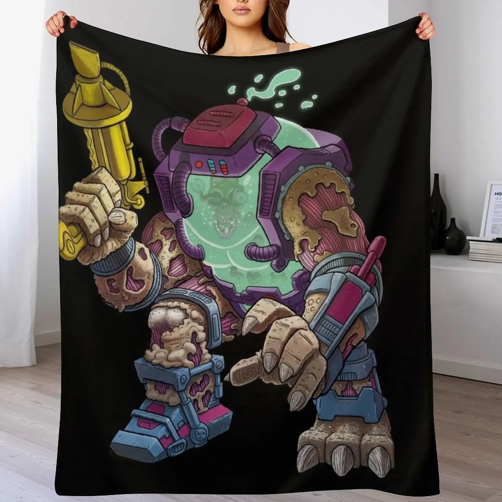 

Mutagen Man Throw Blanket Stuffeds Personalized Gift For Sofa Thin Blankets Sofas Of Decoration Blankets
