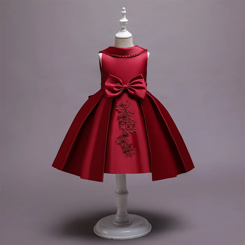 

Рождественское праздничное платье для девочек, детская официальная винтажная одежда для девочек, новинка, детские праздничные платья для детей 3-10 лет