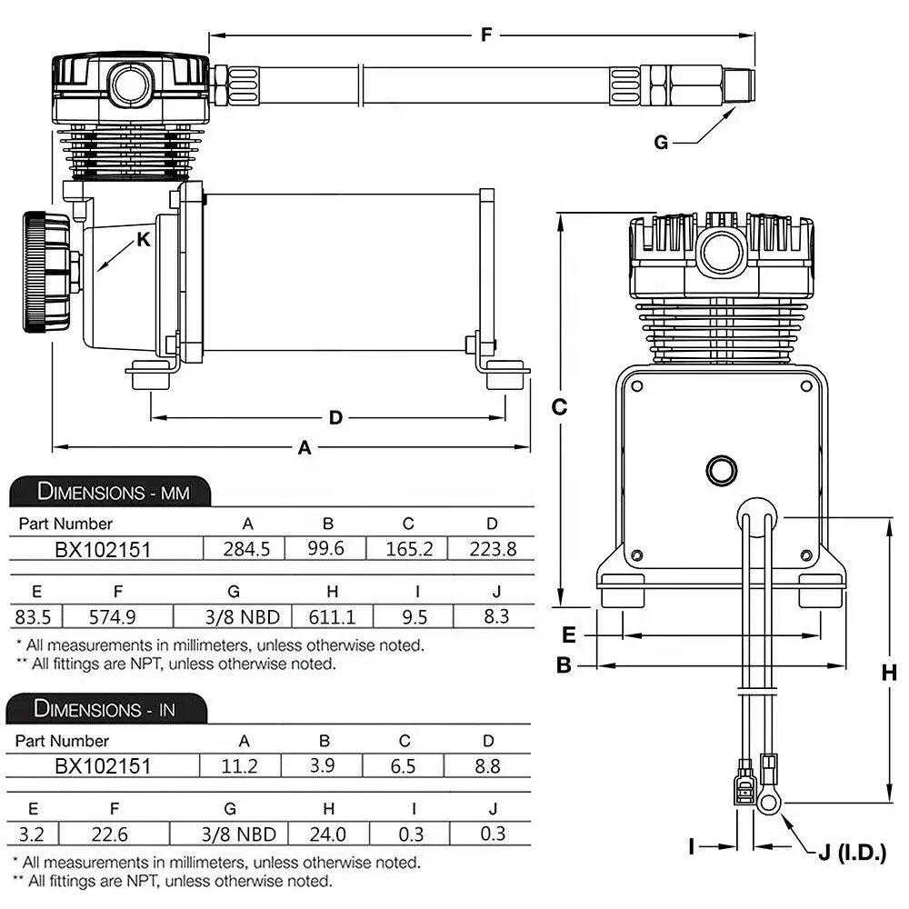 اكسسوارات السيارات العالمي 1/4NPT أو 3/8NPT كروم 200PSI 480C 12V طقم مضخة ضاغط التعليق الهوائي BX 102151 -SL