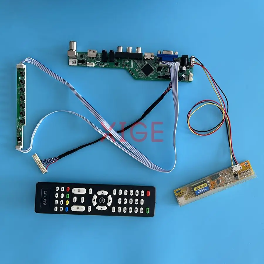 

For B150XG07 B150XG01 B150XG02 B150XG05 Matrix Controller Drive Board DIY Kit 1024*768 1024x768 HDMI+VGA+AV+USB 1CCFL LVDS-30Pin