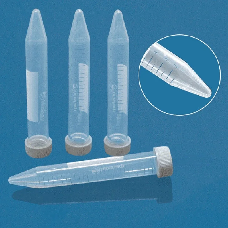 50Pcs Biosharp 15ml Screw Top Centrifuge Tube Sterile PP Experimental Equipment Teaching Supplies Life Science Test Tube