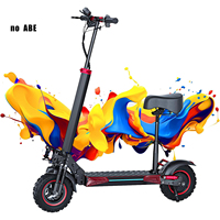 Foldable 1200W Electric Scooter with Seat for Adults, 11'' Off-road Tires, 48V 21Ah Battery, 33Miles Range Commuter E-scooter