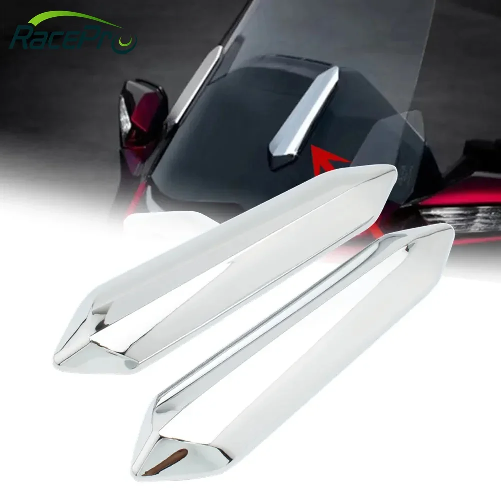 

NEW ABS Chrome Motorcycle Windshield Windscreen Strut Covers For Honda Goldwing GL1800 2018-2023