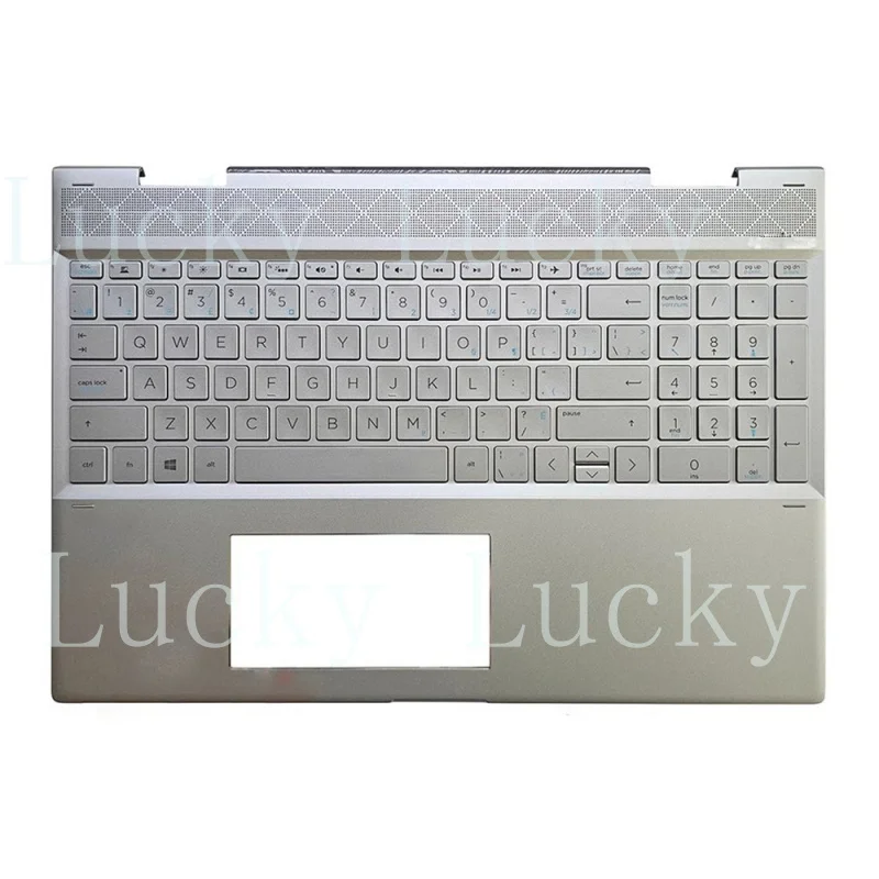 

f PalmRest&Keyboard For HP Envy X360 15-CN L20747-DB1 Canada France CF Silver