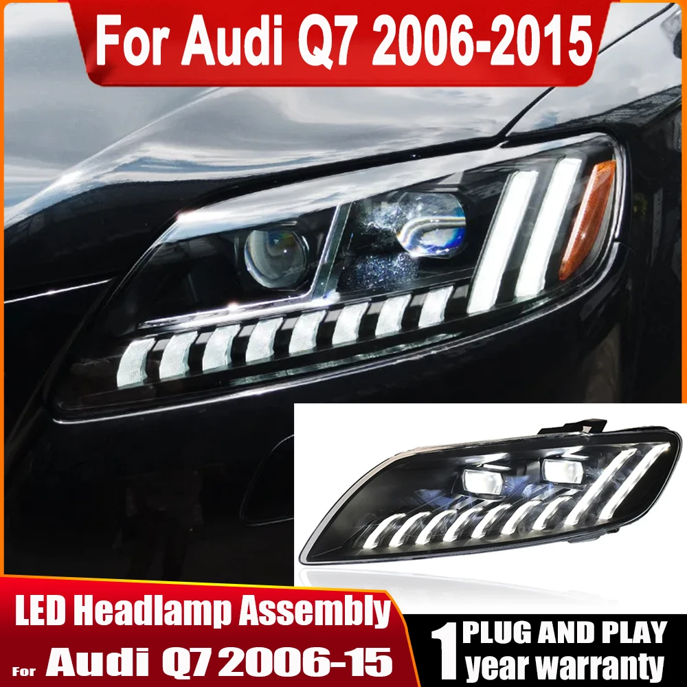 

Upgrade To Q8 Style Full Led Headlamp Headlight Front Lamp With Dynamic For Audi Q7 Head Lamp Head Light 2006-15 Car Accessories