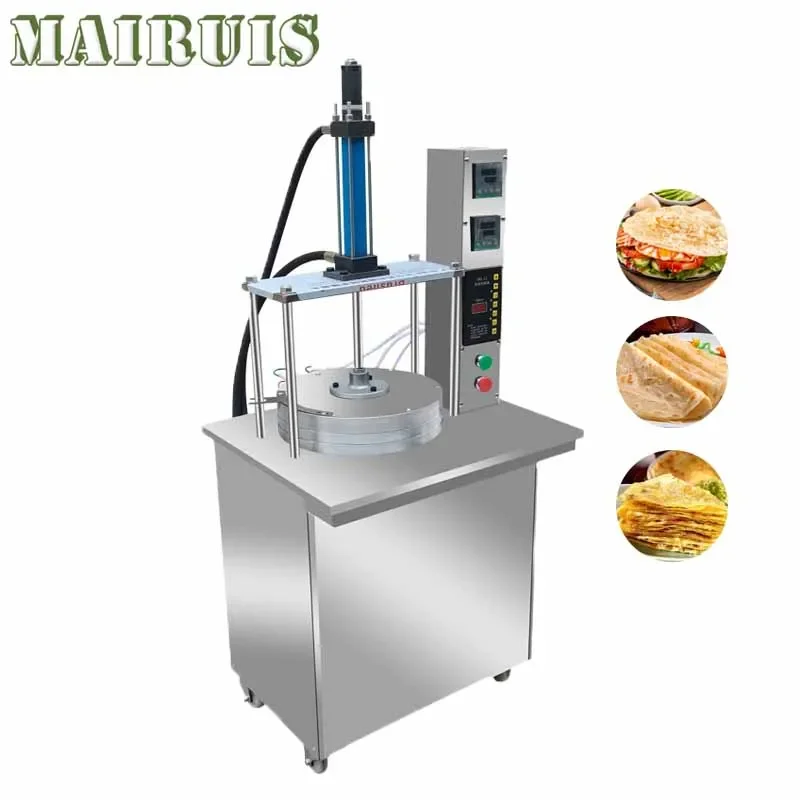 Factory Supply Automatic Restaurant Tortilla Making Machine / Dough Press Machine / Roasted Duck Cake Press Maker Machine
