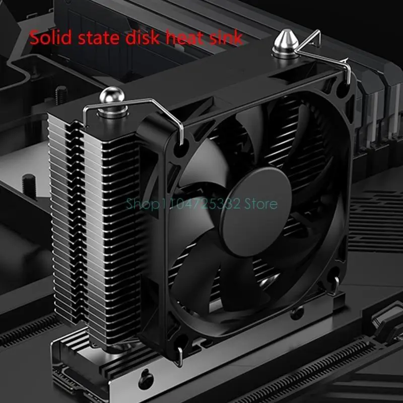 

PCIE 5.0 for M.2 2280 SSD Cooler Fan Heat Pipe Powerful Heatsink Radiator SSD Radiator Thermal Protector Solid State Drive AGHP