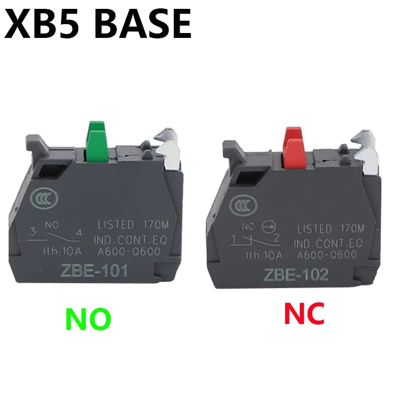 

50pcs Button Switch Contact Block Zbe-101 No / Zbe-102 Nc Xb4/xb5